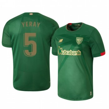 Athletic Bilbao Yeray Alvarez Away Short Sleeve Jersey 19-20