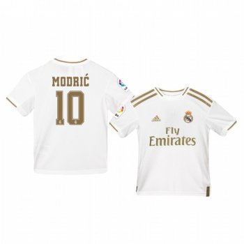 Youth Luka Modric Real Madrid 19-20 Home Jersey