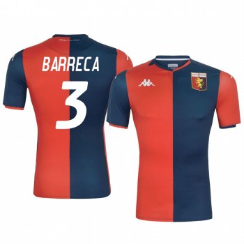 Genoa Antonio Barreca 19-20 Home Men's Short Sleeve Jersey