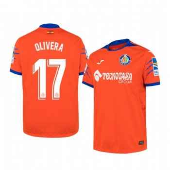 Getafe Mathias Olivera Men's 19-20 Away Replica Short Sleeve Jersey