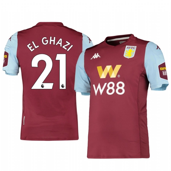 Aston Villa Anwar El Ghazi Home Men's Jersey 19-20