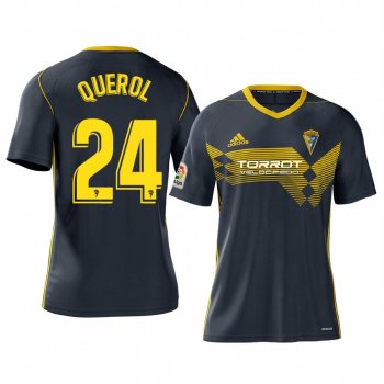 David Querol Cadiz CF Away Navy Short Sleeve Jersey