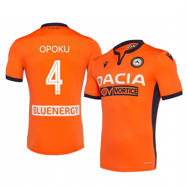 Nicholas Opoku Udinese Calcio 19-20 Away Short Sleeve Jersey