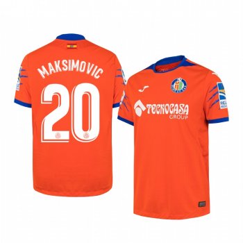 Getafe Nemanja Maksimovic Men's 19-20 Away Replica Short Sleeve Jersey