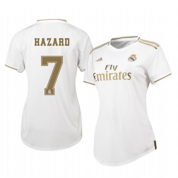 Women's Eden Hazard Real Madrid Home Jersey 19-20