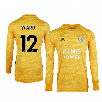 Youth 19-20 Leicester City Danny Ward Gold Goalkeeper Long Sleeve Jersey