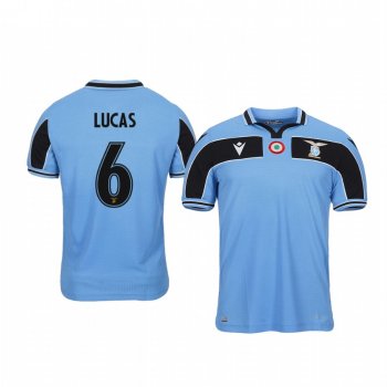 Youth Lucas Leiva Lazio 19-20 Light Blue 120th Anniversary Celebration Jersey