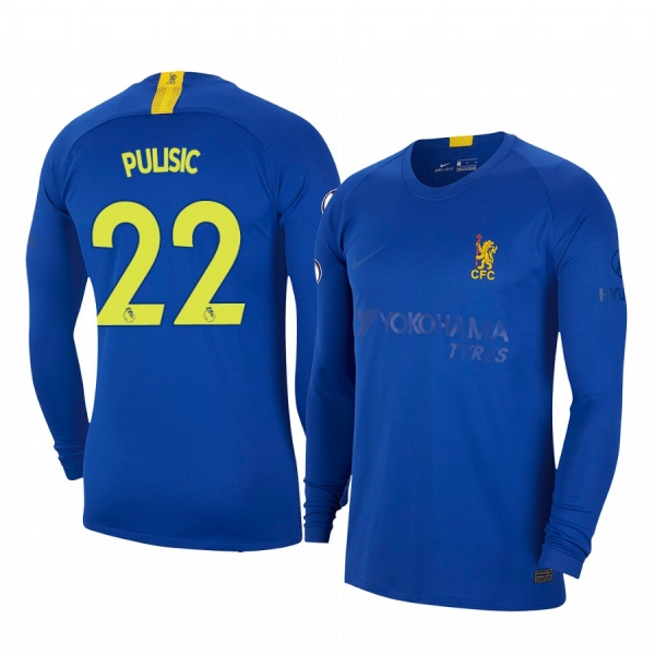 Christian Pulisic Chelsea 19-20 Blue Fourth Replica Jersey Men's