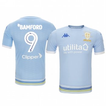 Youth Leeds United Patrick Bamford Light Blue Third Short Sleeve Jersey 19-20