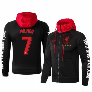 James Milner Liverpool Black Classic Full-Zip Jacket