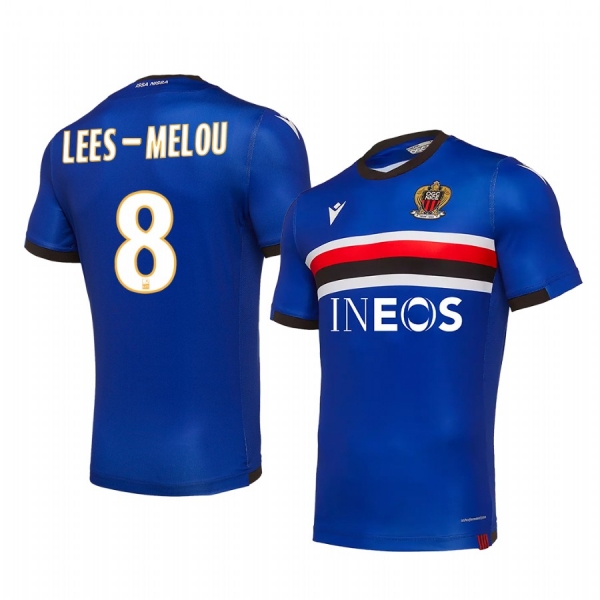 OGC Nice Pierre Lees-Melou Men's Royal Third Short Sleeve Jersey 19-20