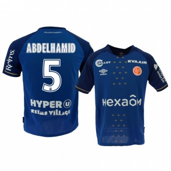 Stade de Reims Yunis Abdelhamid Men's Away Jersey 19-20