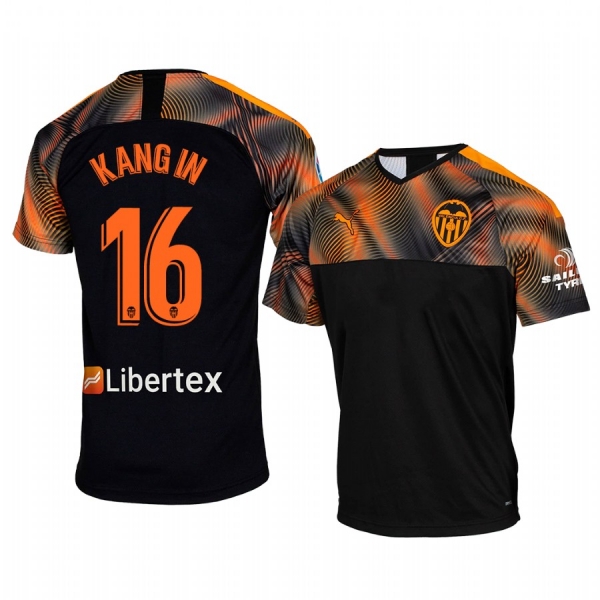 Youth Valencia Lee Kang-in Away Short Sleeve Jersey 19-20