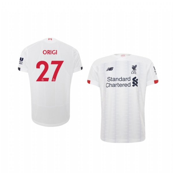 Youth Divock Origi Liverpool Away Short Sleeve Jersey 19-20