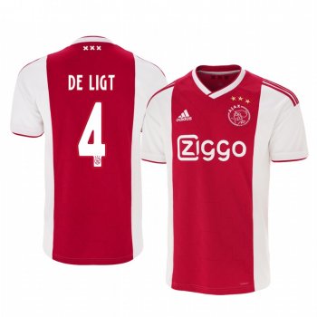 Men's Matthijs de Ligt Ajax 18-19 Home Jersey