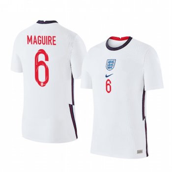 Harry Maguire England 2020 White Home Men's Short Sleeve Jersey