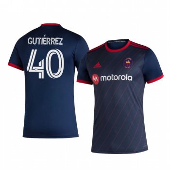 Brian Gutiérrez Chicago Fire 2020 Home Replica Short Sleeve Jersey