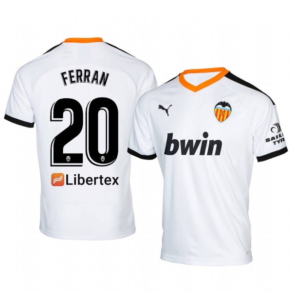 Ferran Torres Valencia Home Men's Jersey 19-20