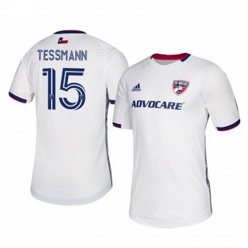 Tanner Tessmann FC Dallas 2020-21 Away Men's White Short Sleeve Jersey