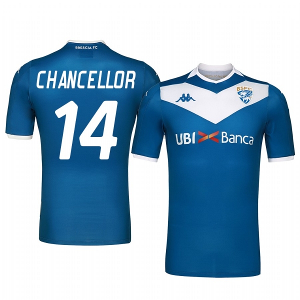 Brescia Calcio Jhon Chancellor 19-20 Home Men's Short Sleeve Jersey