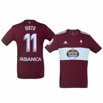 Celta de Vigo Pione Sisto Away Short Sleeve Jersey 19-20