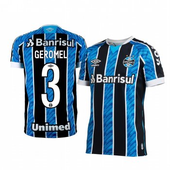 Gremio Pedro Geromel 2020-21 Home Men's Blue Short Sleeve Jersey