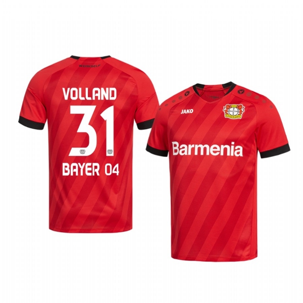 Youth Forward Bayer Leverkusen Kevin Volland Home Jersey 19-20