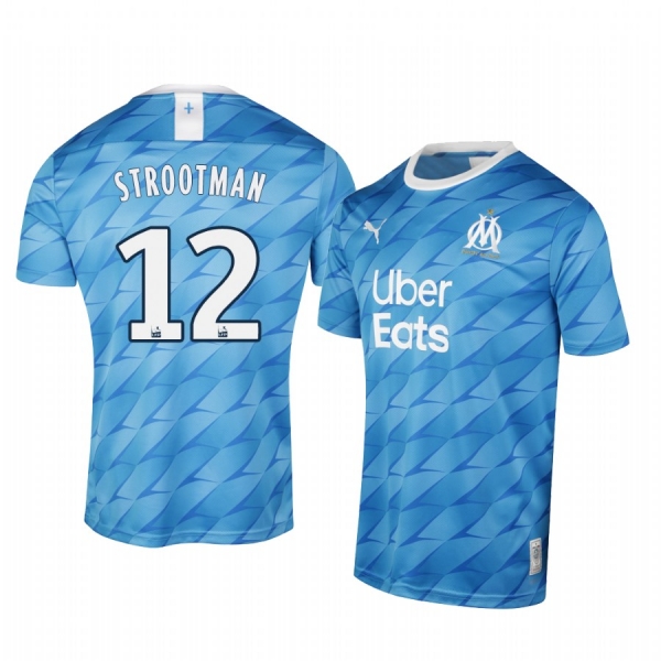 Olympique de Marseille Kevin Strootman Men's Away Jersey 19-20