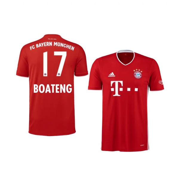 Defender Bayern Munich Jérôme Boateng Men's Home Jersey 2020-21