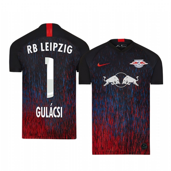 RB Leipzig Peter Gulacsi Men's 2020 UEFA Champion League Authentic Short Sleeve Jersey