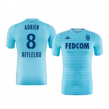 Adrien Silva AS Monaco 19-20 Third Men's Sky Blue Short Sleeve Jersey