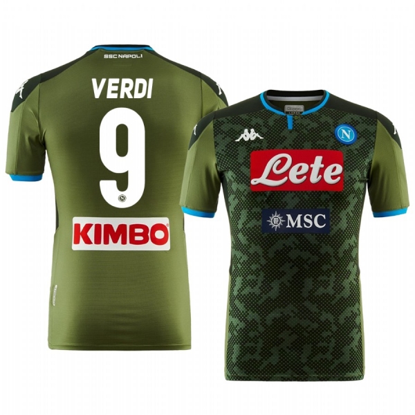 Simone Verdi SSC Napoli 19-20 Away Short Sleeve Jersey