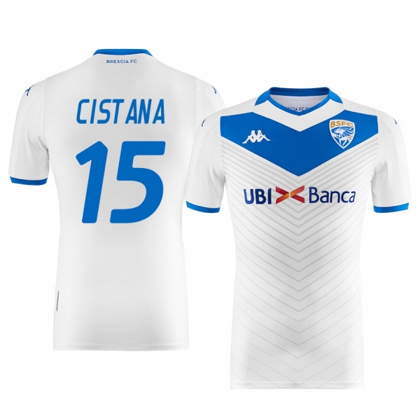 Andrea Cistana Brescia Calcio 19-20 Away Short Sleeve Jersey