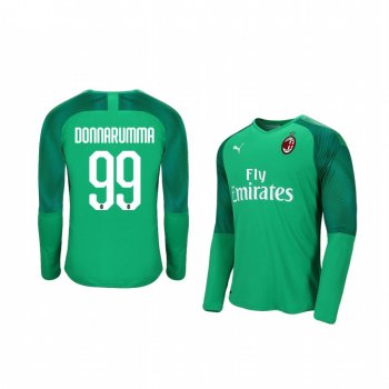 19-20 AC Milan Gianluigi Donnarumma Official Goalkeeper Home Jersey Men's