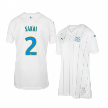 Women's Olympique de Marseille Hiroki Sakai Home Jersey 19-20