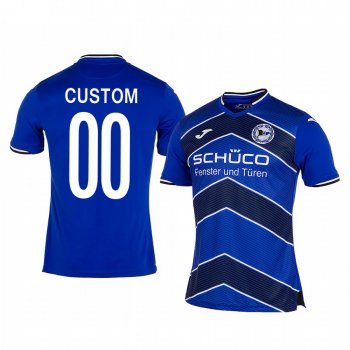 Custom Arminia Bielefeld 19-20 Blue Home Men's Short Sleeve Jersey