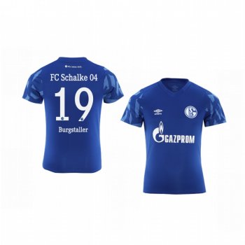 Youth Forward Schalke 04 Guido Burgstaller Home Jersey 19-20