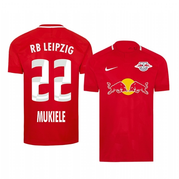 Nordi Mukiele RB Leipzig 19-20 Fourth Men's Red Short Sleeve Jersey