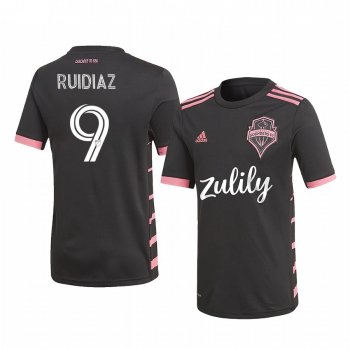 Youth Seattle Sounders FC Raul Ruidiaz Black Nightfall Short Sleeve Jersey 2020