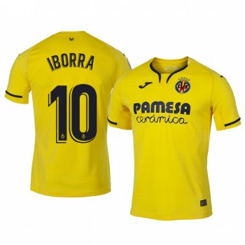 Vicente Iborra Villarreal Home Men's Jersey 19-20