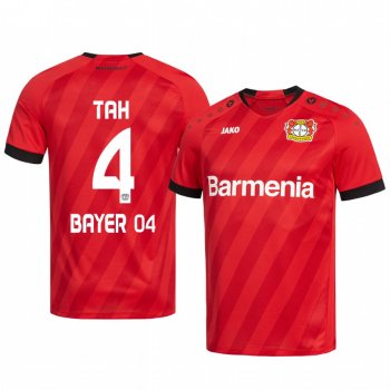 Defender Bayer Leverkusen Jonathan Tah Men's Home Jersey 19-20