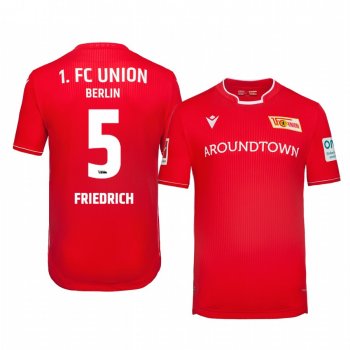 Marvin Friedrich Union Berlin 19-20 Home Men's Red Official Short Sleeve Jersey