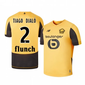 Lille OSC Tiago Djaló Men's Away Jersey 19-20