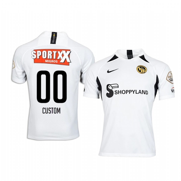 Custom BSC Young Boys Away White Short Sleeve Jersey