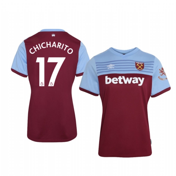 Women's Javier Hernández West Ham United Home Jersey 19-20