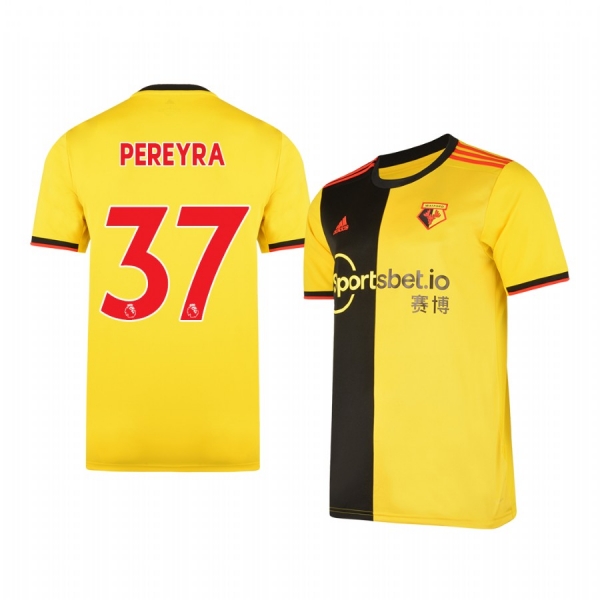 Roberto Pereyra Watford Men's Home Jersey 19-20