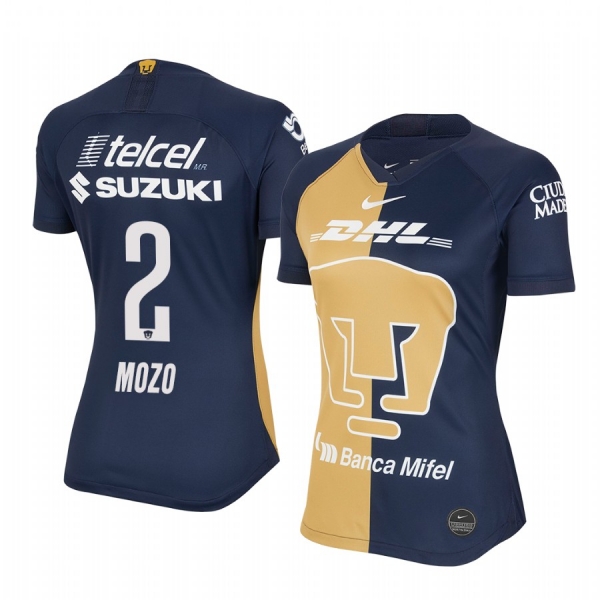 Women's Alan Mozo Pumas UNAM 19-20 Navy Third Replica Stadium Jersey