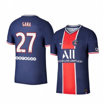 Paris Saint-Germain Idrissa Gueye Men's Navy Home Short Sleeve Jersey 2020-21