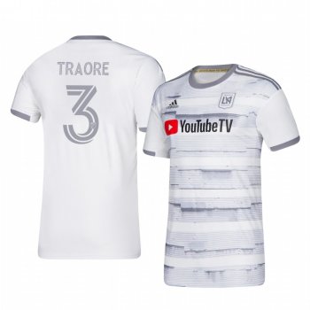 Mohamed Traore Los Angeles FC 2020-21 Away Men's White Short Sleeve Jersey