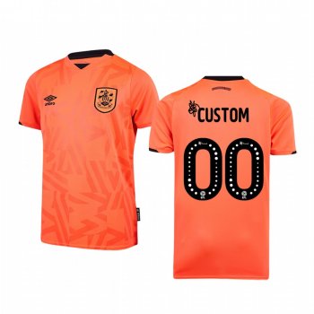 Youth Huddersfield Town Custom 19-20 Third Youth Orange Short Sleeve Jersey